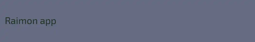 Raimon app